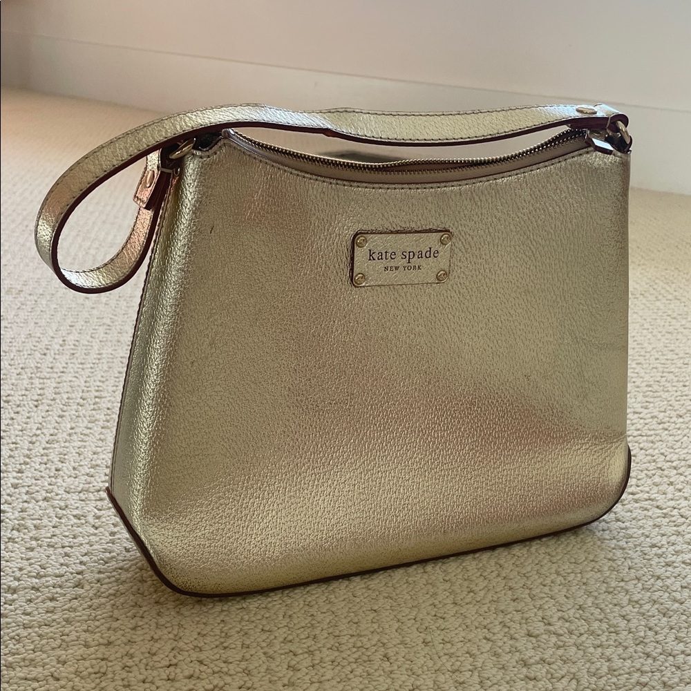 Kate Spade Shimmering Gold Shoulder Bag